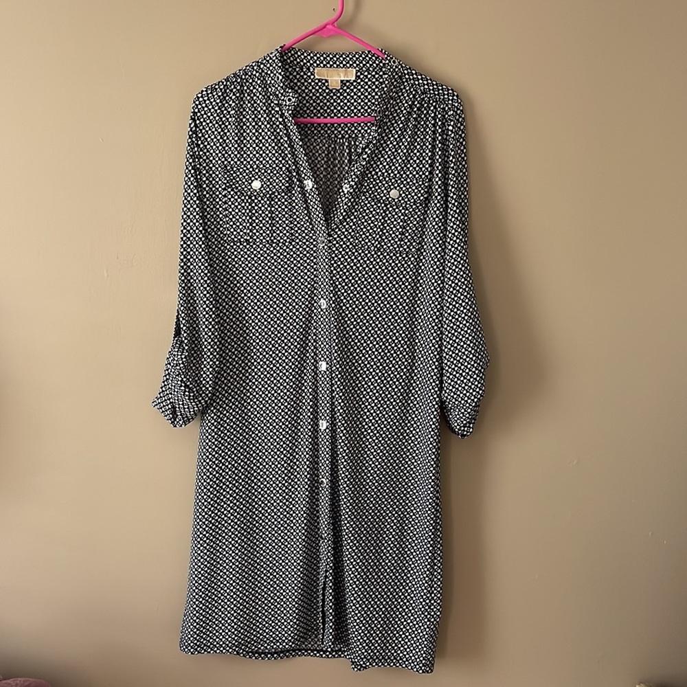 Michael Michael Kors Black & White Dress - Small